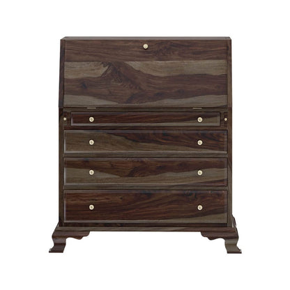 WoodMarwar Solid Sheesham Wood Chest of Drawer 6 Drawers & One Door & 4 Shelf  Dresser for Home & Living Room