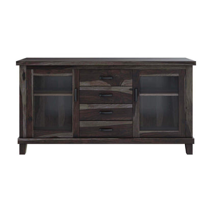 Woodmarwar Solid Sheesham Wood Sideboard With Storage for Living Room Furniture