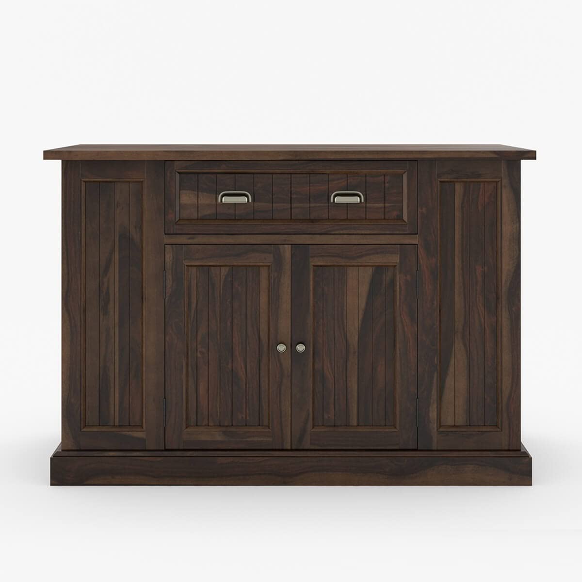 Woodmarwar Solid Sheesham Wood Sideboard With Storage for Living Room Furniture